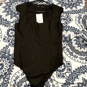 ZARA Bodysuit with shoulder pads